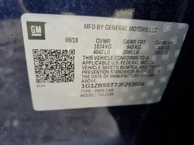 1G1ZB5ST7JF253684 Chevrolet MALIBU LS