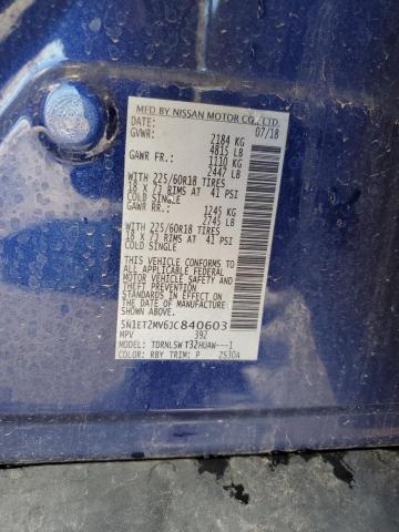 2018 NISSAN ROGUE SV H 5N1ET2MV6JC840603