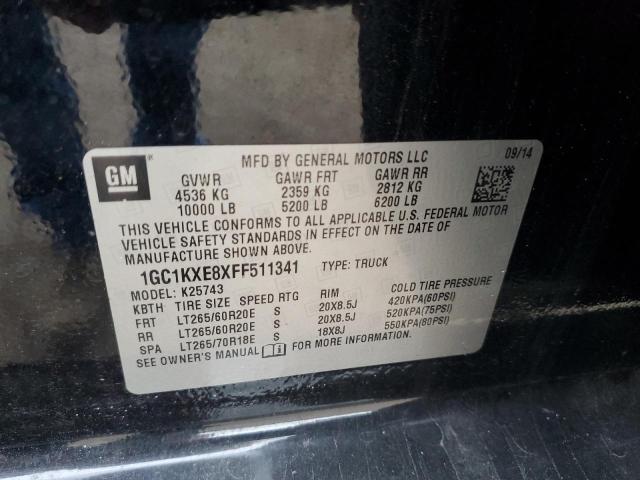 2015 CHEVROLET 2500 1GC1KXE8XFF511341