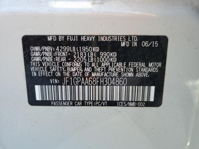 JF1GPAA68FH304860 Subaru Impreza