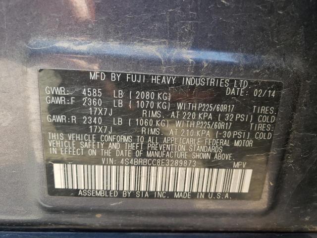 4S4BRBCC8E3289873 Subaru Outback 2.5i Premium
