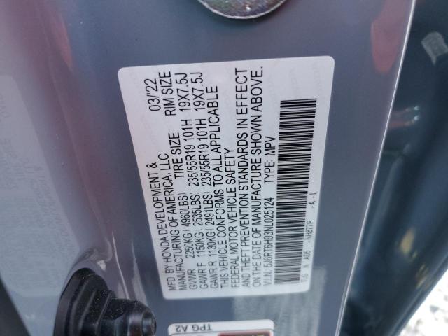 5J6RT6H93NL025124 Honda Cr-v Touring
