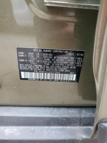 4S4BTACCXN3270849 Subaru Outback Premium