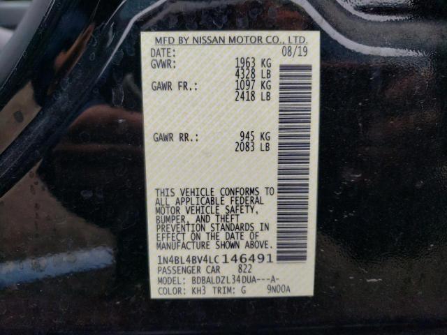 2020 NISSAN ALTIMA S - 1N4BL4BV4LC146491