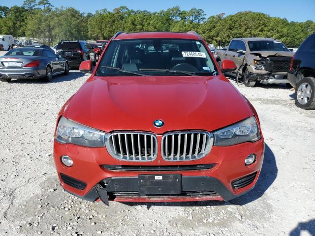  BMW X3 2016 Червоний