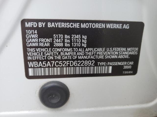 WBA5A7C52FD622892 BMW 528 XI