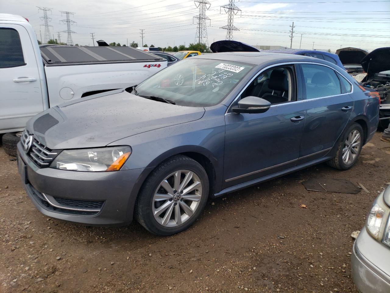 1VWCH7A35CC034801 2012 Volkswagen Passat Sel