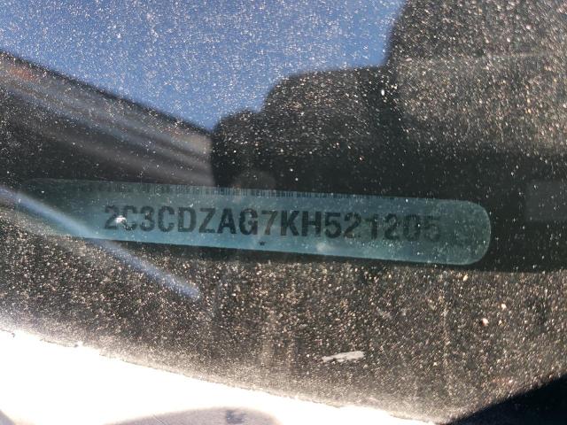 2C3CDZAG7KH521205 Dodge Challenger Sxt