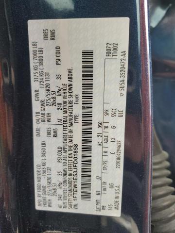 2018 FORD F150 SUPER - 1FTEW1E53JFD01858