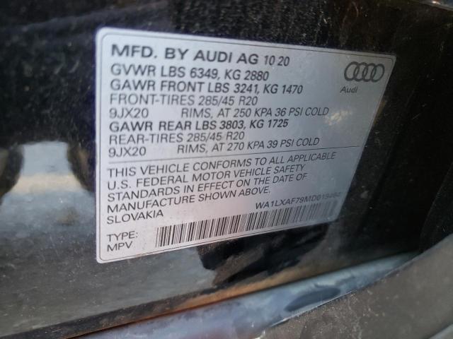 WA1LXAF79MD019464 Audi Q7 PREMIUM 10