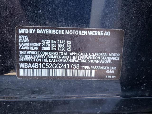 WBA4B1C52GG241758 BMW 435 I Gran Coupe