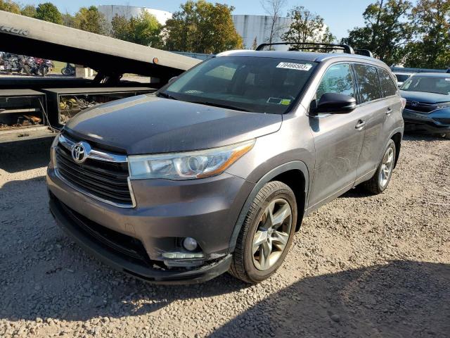 VIN 5TDDKRFH0ES022548 2014 Toyota Highlander, Limited no.1