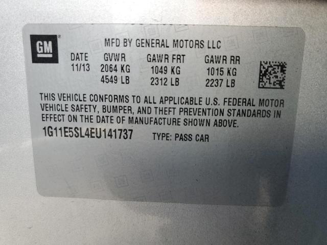 1G11E5SL4EU141737 2014 Chevrolet Malibu 2Lt
