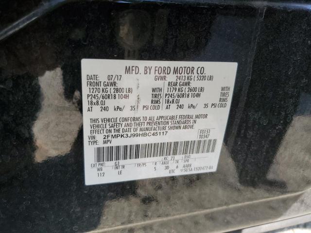2FMPK3J99HBC45117 Ford EDGE SEL