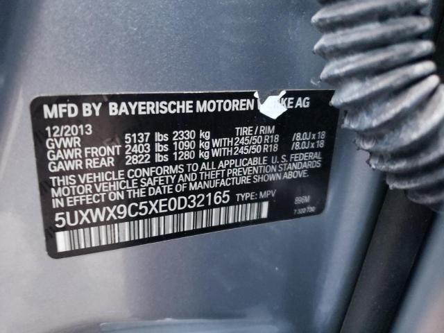 5UXWX9C5XE0D32165 2014 BMW X3, photo no. 13