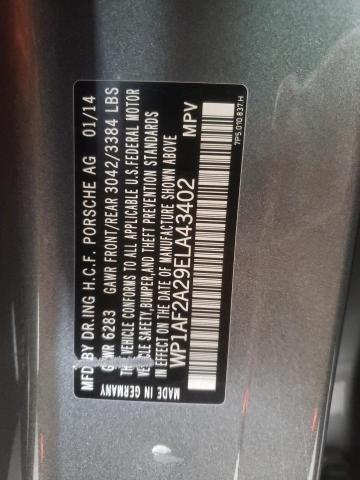 WP1AF2A29ELA43402 Porsche Cayenne