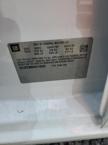 2017 CHEVROLET SONIC PREM - 1G1JF5SB9H4118592