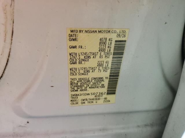 1N6BA1F32HN507362 Nissan TITAN XD S