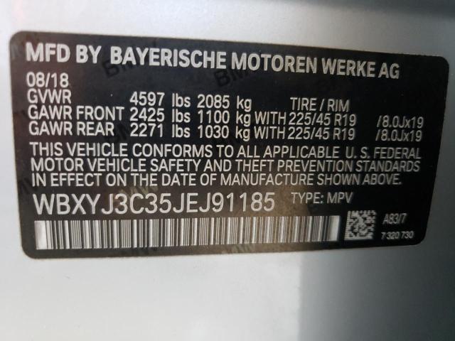 VIN WBXYJ3C35JEJ91185 2018 BMW X2, Sdrive28I no.14