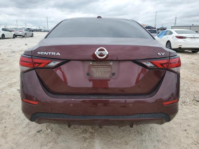  NISSAN SENTRA 2021 Бордовий