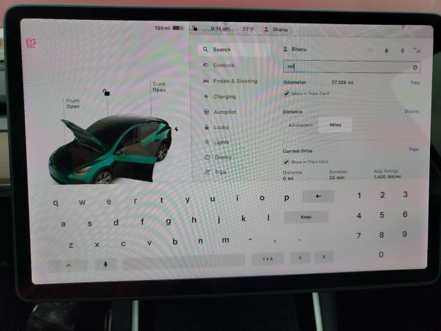  TESLA MODEL Y 2021 Червоний