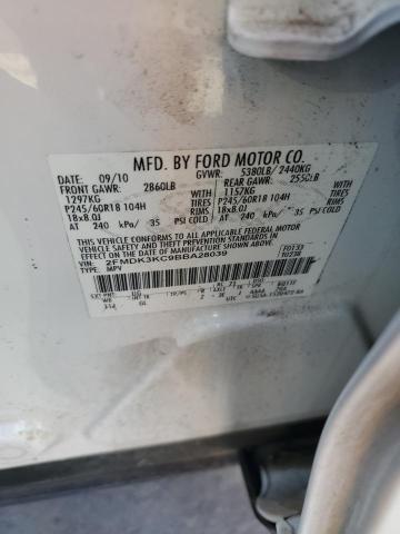 2011 Ford Edge Limited VIN: 2FMDK3KC9BBA28039 Lot: 73628133