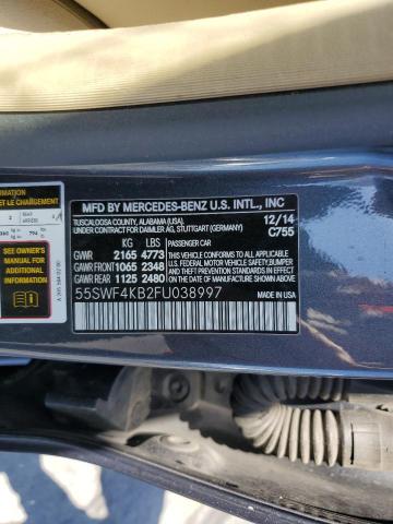 55SWF4KB2FU038997 Mercedes-Benz C 300 4matic