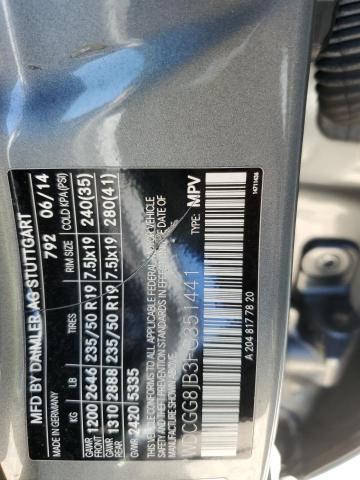 WDCGG8JB3FG351441 Mercedes-Benz Glk 350 4matic
