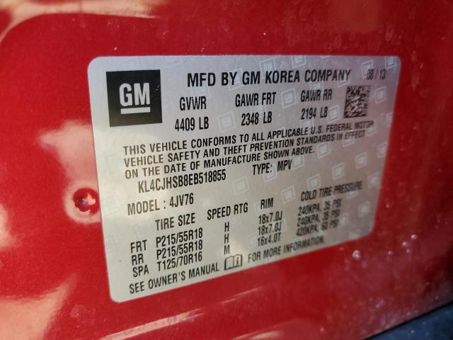 KL4CJHSB8EB518855 Buick Encore Premium