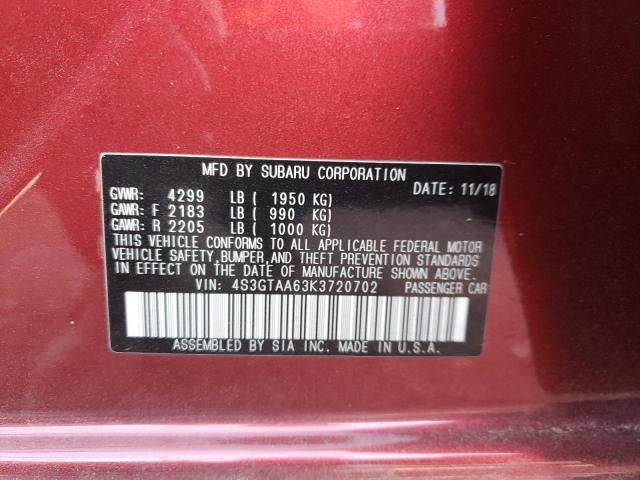 4S3GTAA63K3720702 Subaru Impreza