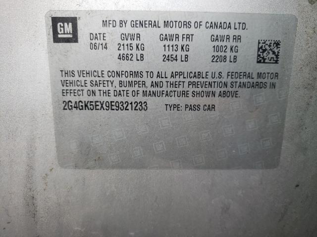 2G4GK5EX9E9321233 Buick Regal