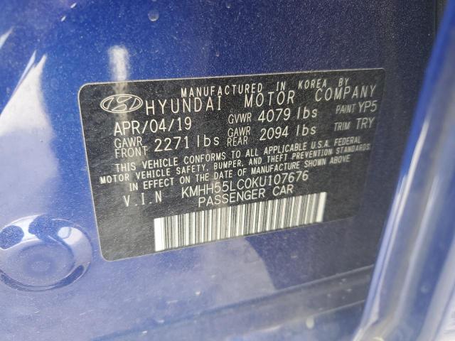 2019 HYUNDAI ELANTRA GT - KMHH55LC0KU107676