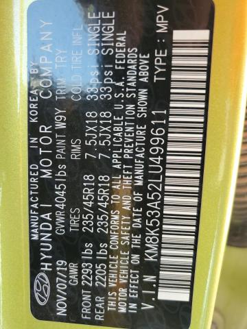 2020 HYUNDAI KONA ULTIM - KM8K53A52LU499611