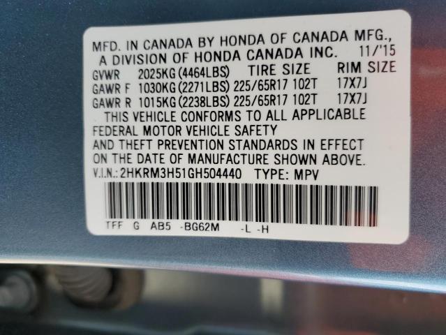 2HKRM3H51GH504440 Honda CR-V EX
