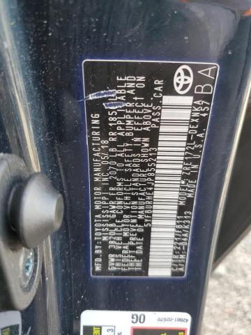 2018 TOYOTA COROILLA - 5YFBURHE4JP855213