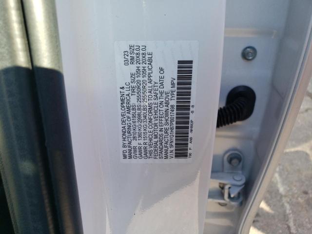 5FNYG1H87PB017498 Honda Pilot Elite