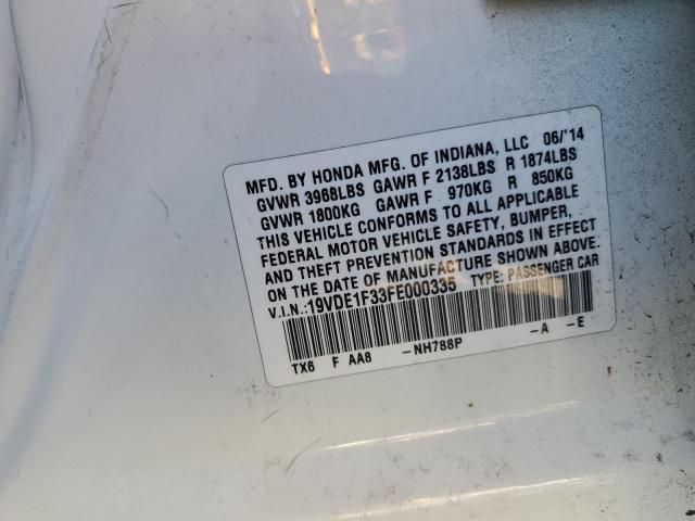 2015 ACURA ILX 20 - 19VDE1F33FE000335