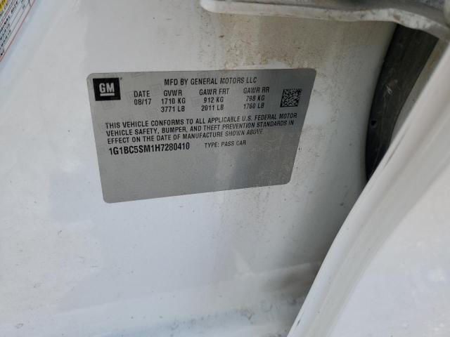 1G1BC5SM1H7280410 Chevrolet CRUZE LS