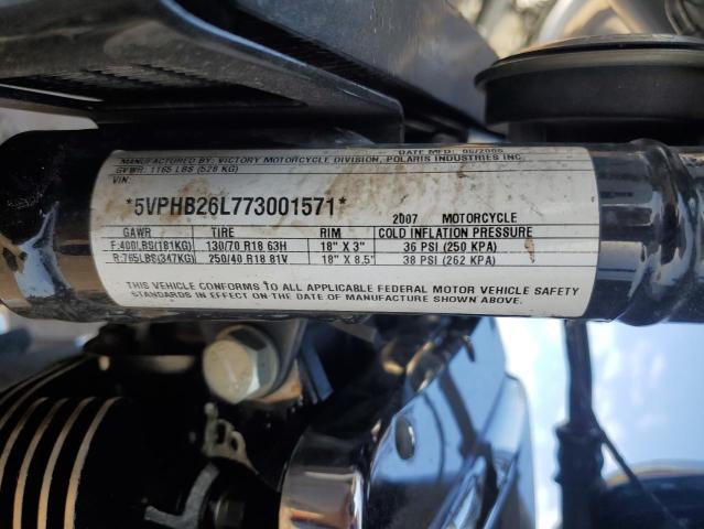 2007 VICTORY MOTORCYCLES HAMMER CAL 5VPHB26L773001571