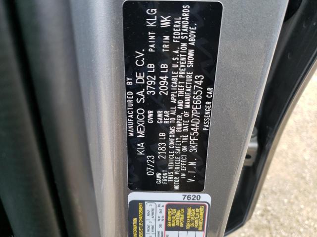 3KPF54AD7PE665743 KIA Forte Gt Line