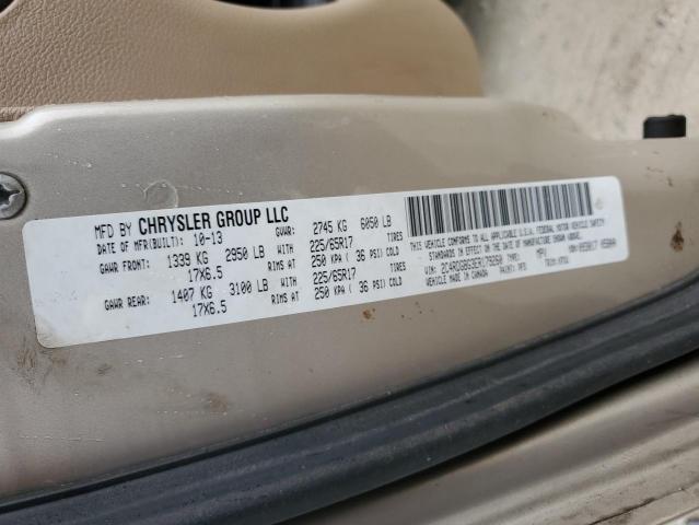 2C4RDGBG3ER179260 2014 Dodge Grand Caravan Se