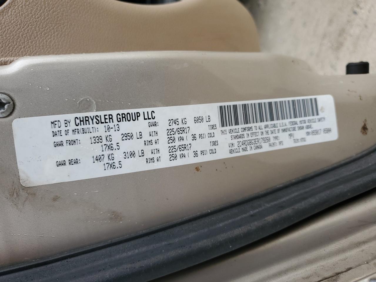 2C4RDGBG3ER179260 2014 Dodge Grand Caravan Se 2C4RDGBG3ER179260 2014 Dodge Grand Caravan Se