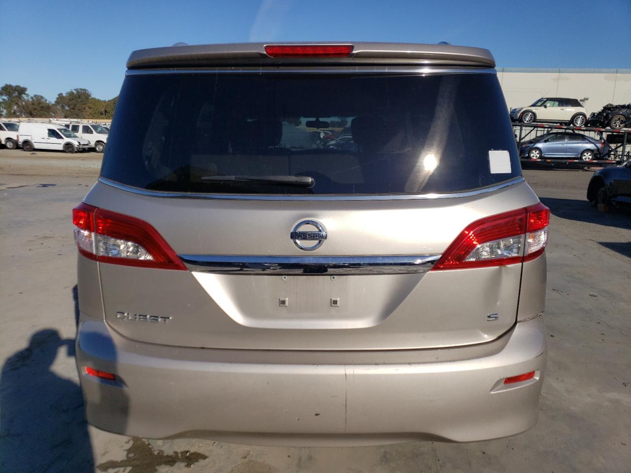 2012 Nissan Quest S vin: JN8AE2KP7C9030628