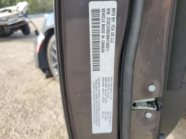 2C3CDXBG9NH193311 Dodge Charger Sxt