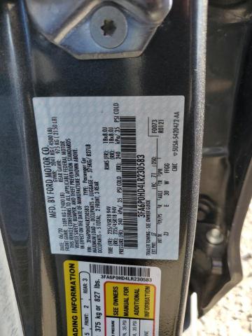 3FA6P0HD4LR230583 Ford FUSION SE