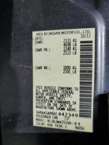1N4AA5AP6EC442349 Nissan MAXIMA S