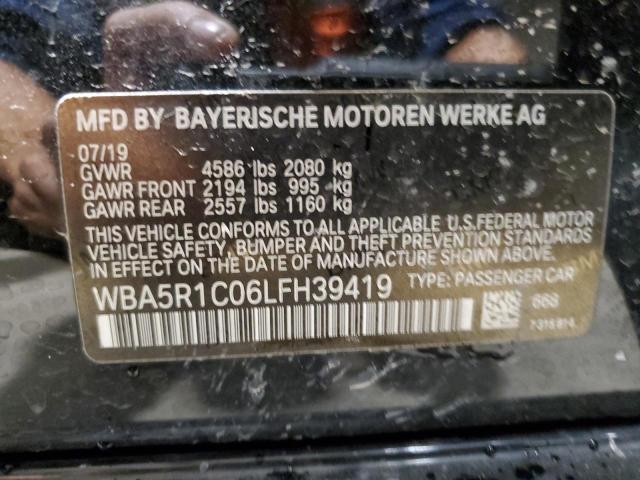 WBA5R1C06LFH39419 BMW 330I
