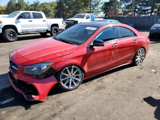  MERCEDES-BENZ CLA-CLASS 2018 Червоний