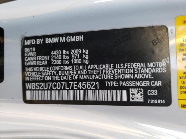 2020 BMW M2 COMPETI - WBS2U7C07L7E45621