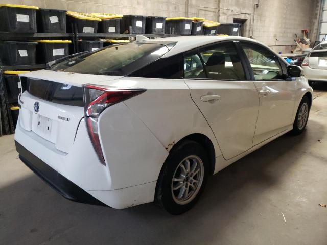 Хетчбеки TOYOTA PRIUS 2017 Білий
